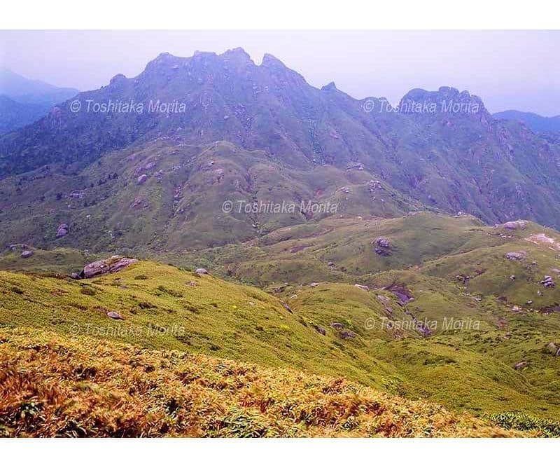 宮之浦岳から永田岳　屋久島