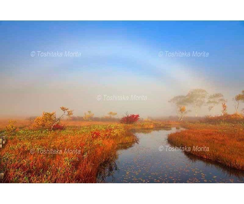 尾瀬ヶ原 白い虹